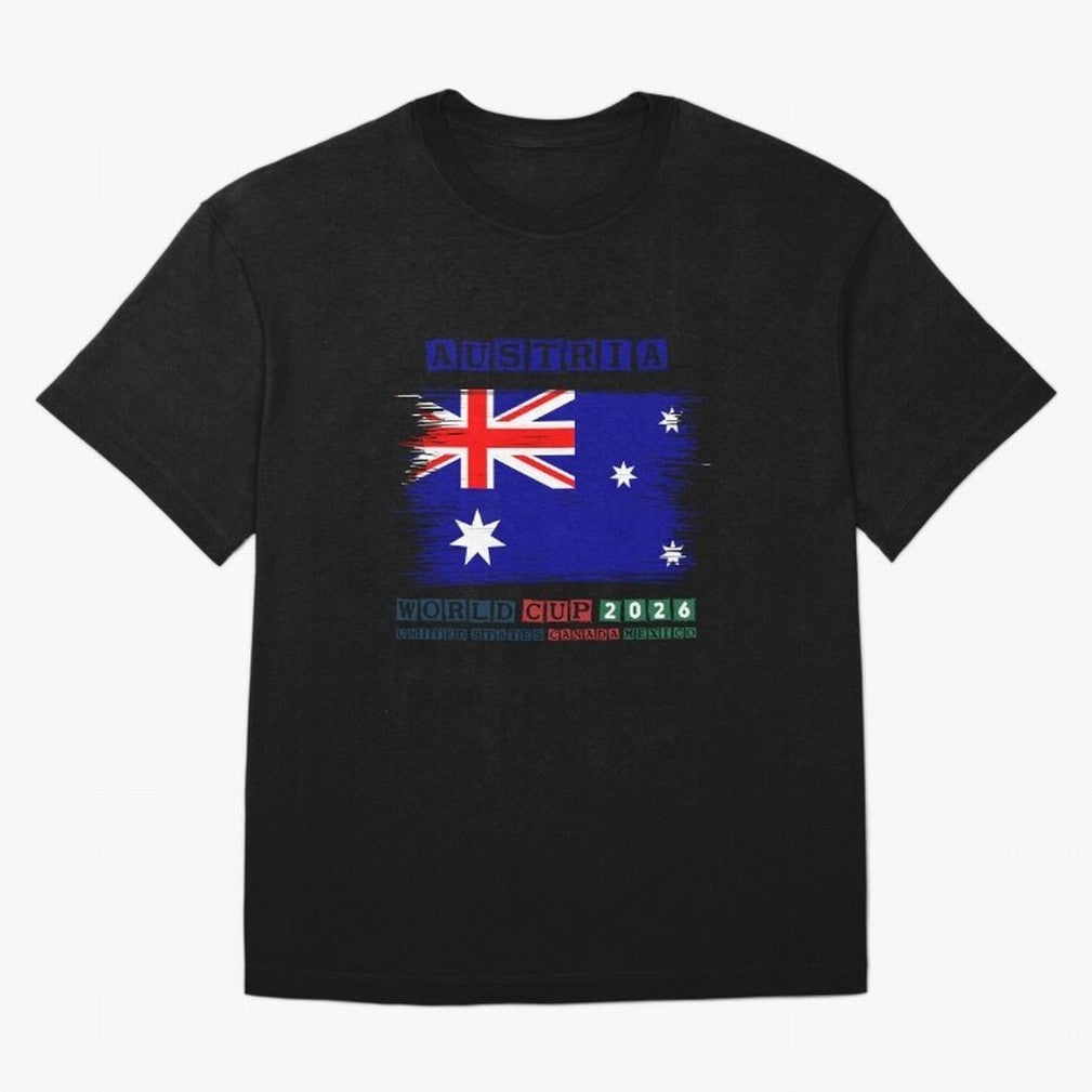 AUSTRIA WORLD CUP 2026 Oversized T-Shirt Honor the Beautiful Game during the FIFA World Cup 2026 Group Stage Journey through Neymar, Haaland and Cristiano Ronaldo Highlights, Argentina and Brazil Pride, Stadium Memories, Football Loyalty,