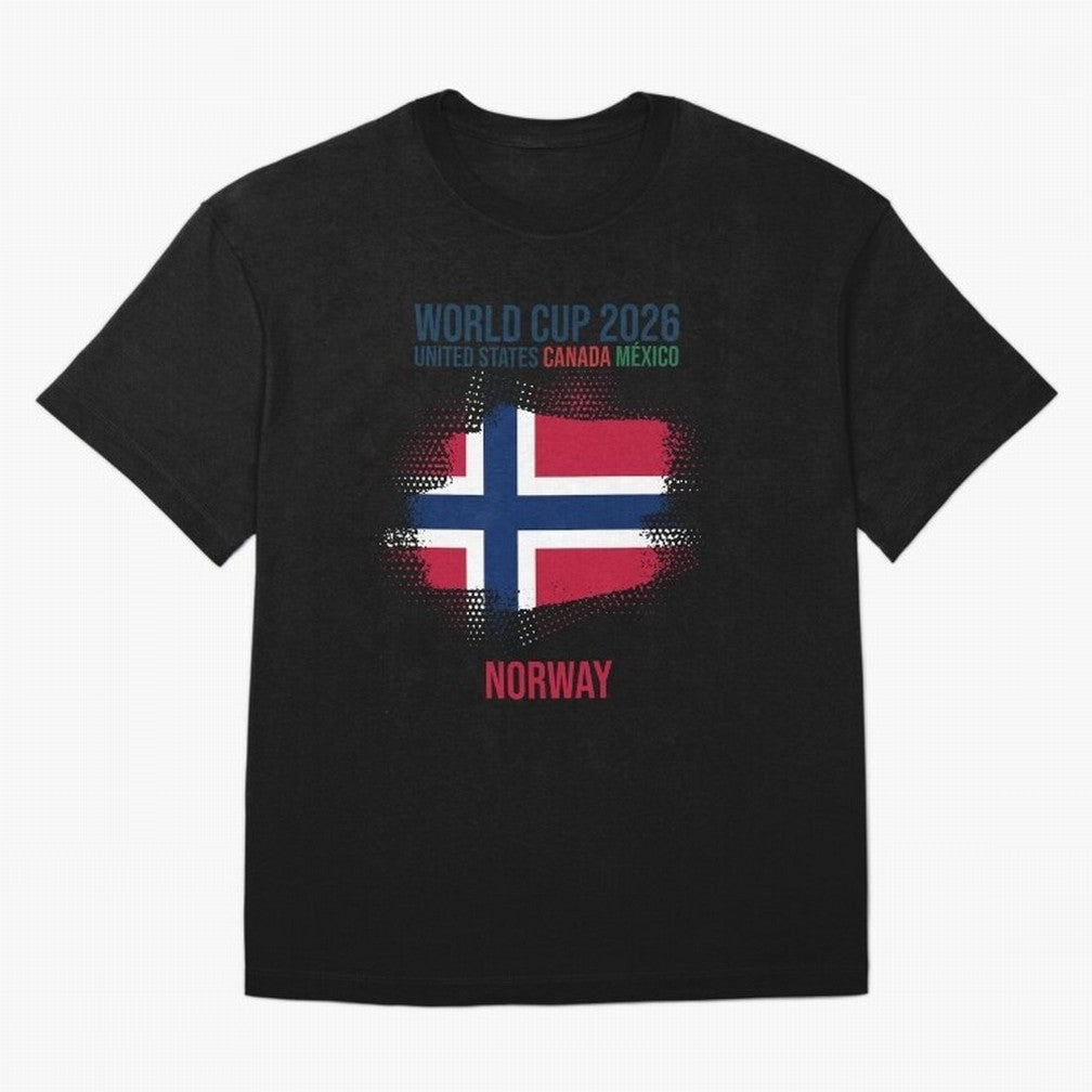 NORWAY WORLD CUP 2026 Oversized T-Shirt Support the Legends of FIFA World Cup 2026 with CR7, Portugal Energy, Supporter Pride, Iconic Celebrations, Legendary Names and Global Match Day Energy; Made for Collectors Who Enjoy Iconic Players, Country