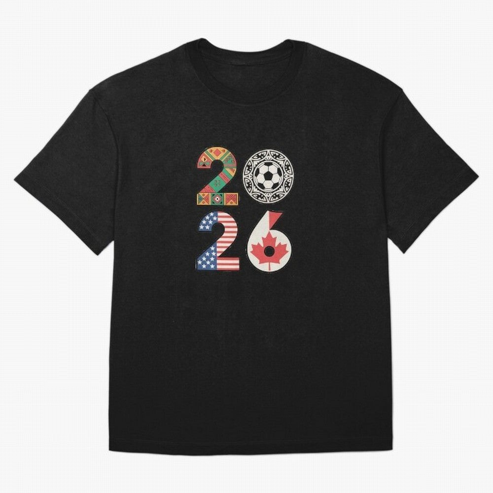 2026 Football Countries Design ¨C USA, Canada & Mexico Inspired Art Oversized T-Shirt Make Memories around the FIFA World Cup 2026 Group Stage Journey through Messi, Neymar and Mbappe Highlights, Brazil Pride, Fan Favorite Moments, National Team