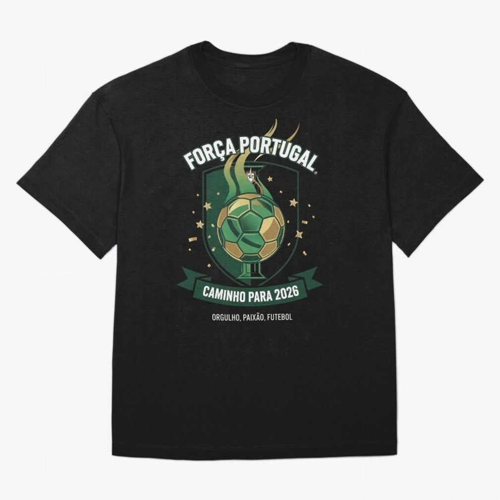 Portugal World Cup 2026 Fan Art Oversized T-Shirt Join the Countdown to FIFA World Cup 2026 USA Canada Mexico with Cristiano Ronaldo, Haaland and CR7, Brazil Energy, Game Day Rituals, Football Legends, Country Pride and the Road to the Final; Ideal