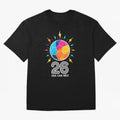 2026 Colorful Soccer Ball USA Canada Mexico 26 Oversized T-Shirt Create the FIFA World Cup 2026 Journey through Haaland Highlights, England and Germany Pride, Soccer Culture, Superstar Moments, National Team Dreams and Competitive Fire; Made for
