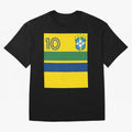 Brazil | 2026 World Cup Fan Apparel Oversized T-Shirt Feel the Trophy Chase of Global Football Passion for FIFA World Cup 2026 USA Canada Mexico, Capturing CR7 and Messi, Argentina, Game Day Rituals, Football Legends, Country Pride and the Road to