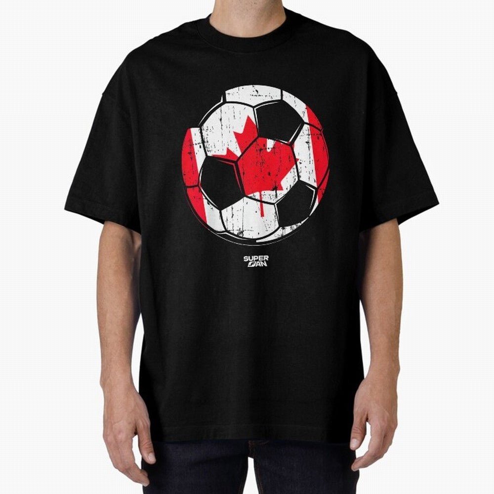 2026 Canada Soccer Fan World Cup Oversized T-Shirt Celebrate Classic Football Spirit in FIFA World Cup 2026 Group Stage Spirit, Driven by England and Germany, Haaland, Football Festival Excitement, Trophy Ambitions, Country Rivalries and Star