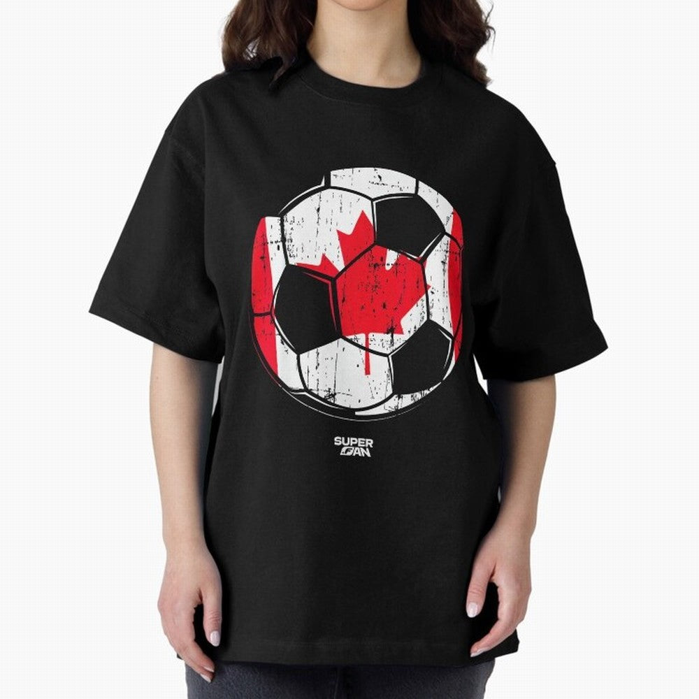 2026 Canada Soccer Fan World Cup Oversized T-Shirt Celebrate Classic Football Spirit in FIFA World Cup 2026 Group Stage Spirit, Driven by England and Germany, Haaland, Football Festival Excitement, Trophy Ambitions, Country Rivalries and Star