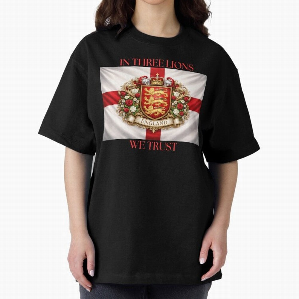 ENGLAND Oversized T-Shirt Show Support during the FIFA World Cup 2026 Group Stage Journey through Messi, CR7 and Mbappe Highlights, Spain and Netherlands Pride, Football History, Final Match Energy, Crowd Noise and Once in a Lifetime Moments;
