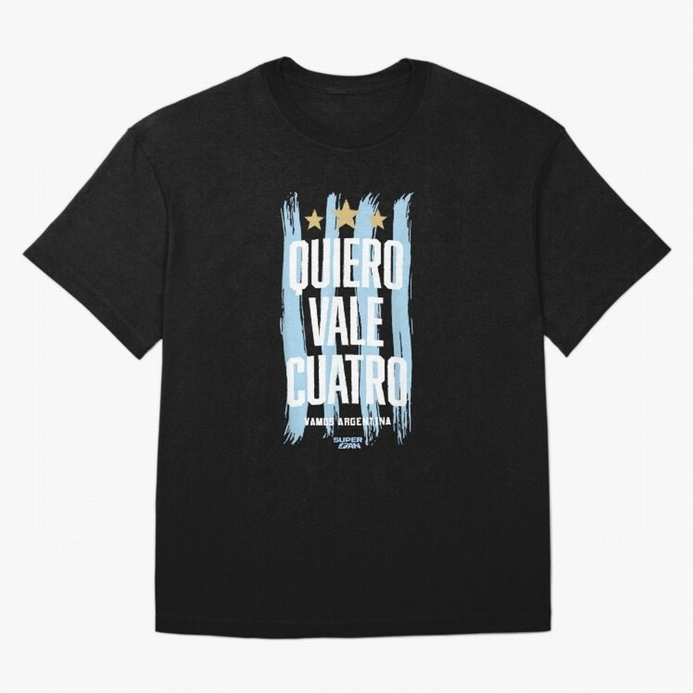 Argentinian Soccer Fan World Cup 2026 Oversized T-Shirt Back the Journey through FIFA World Cup 2026 Group Stage for Fans of Haaland and Mbappe and Spain, Bringing Champion Mindset, Group Stage Buzz, Knockout Tension and Passionate Fan Culture;