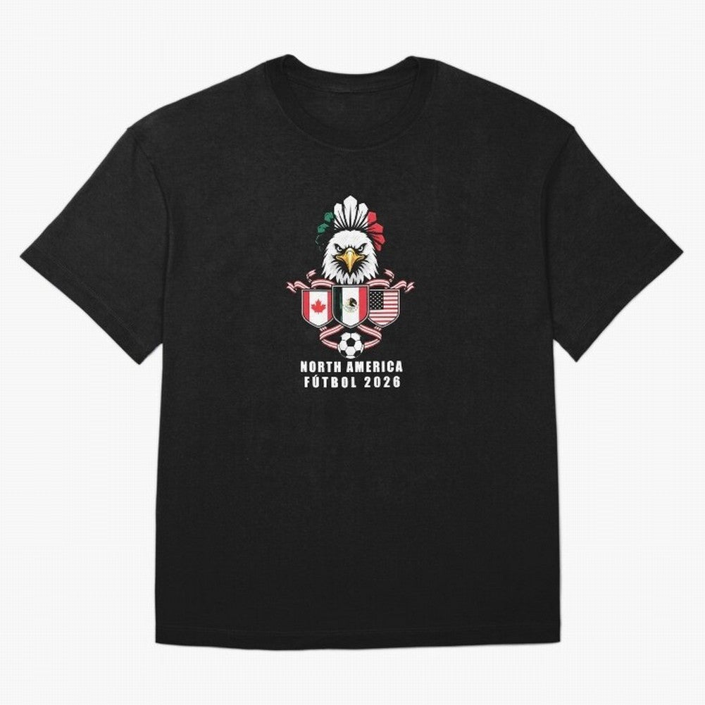 North America Football Spirit 2026 T-Shirt_82768088 Oversized T-Shirt Showcase FIFA World Cup 2026 Group Stage Built around CR7 and Messi, Spain Energy, Goal Celebration Energy, Supporter Heritage, Football Icons and Worldwide Tournament Joy;