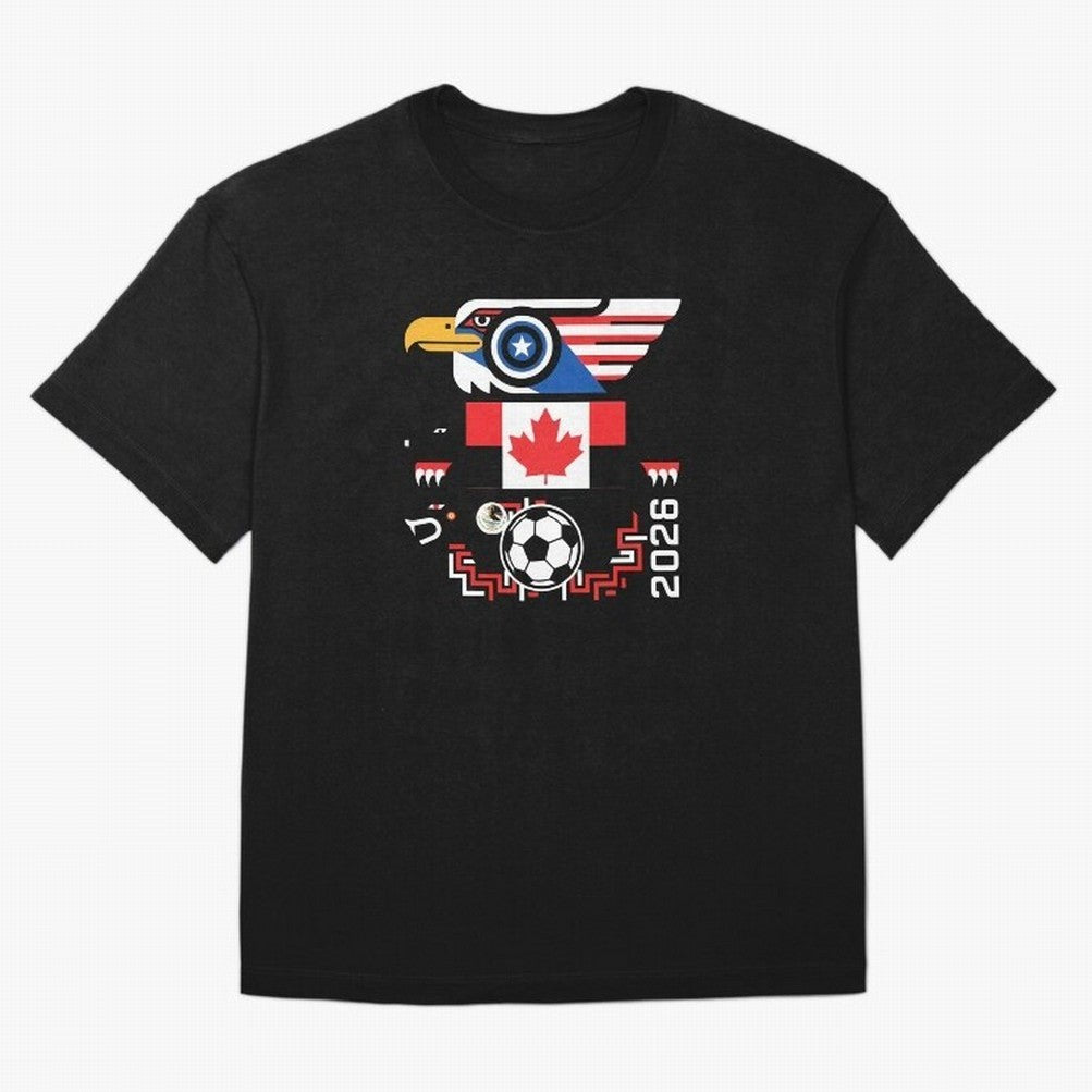 North America Spirit Cup 2026 T-Shirt_82734510 Oversized T-Shirt Carry National Pride through FIFA World Cup 2026 USA Canada Mexico Driven by Cristiano Ronaldo, Haaland and CR7, Spain and Netherlands Energy, Retro Football Energy, Iconic Rivalries,