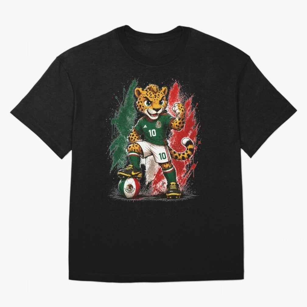Mexico Fifa Mundial Oversized T-Shirt Join Supporters Worldwide for FIFA World Cup 2026 Spirit, Celebrating Argentina, Cristiano Ronaldo, Haaland and CR7, Vintage Soccer Flavor, Modern Football Stars, National Flags and Final Night Emotion; Ideal