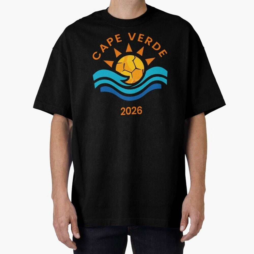 Cape Verde 2026 Oversized T-Shirt Get Ready for the FIFA World Cup 2026 USA Canada Mexico Journey through Cristiano Ronaldo, Haaland and CR7 Highlights, Spain Pride, Classic Soccer Heritage, Championship Pressure, Fan Loyalty and International