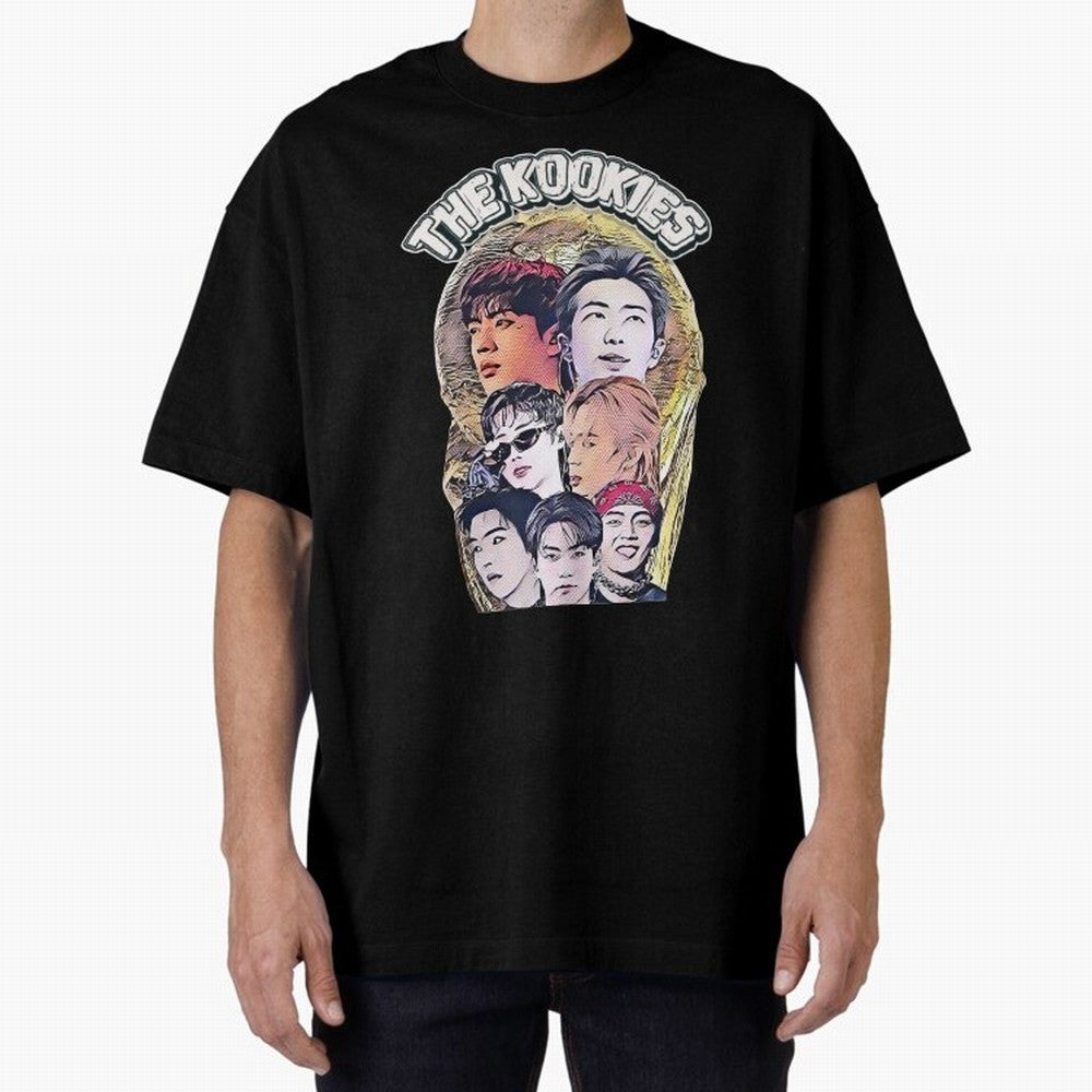 The Kookies - BTS Design Oversized T-Shirt Celebrate Soccer Greatness during the FIFA World Cup 2026 USA Canada Mexico Journey through Cristiano Ronaldo, Haaland and CR7 Highlights, Portugal, Spain and Germany Pride, Football History, Final Match