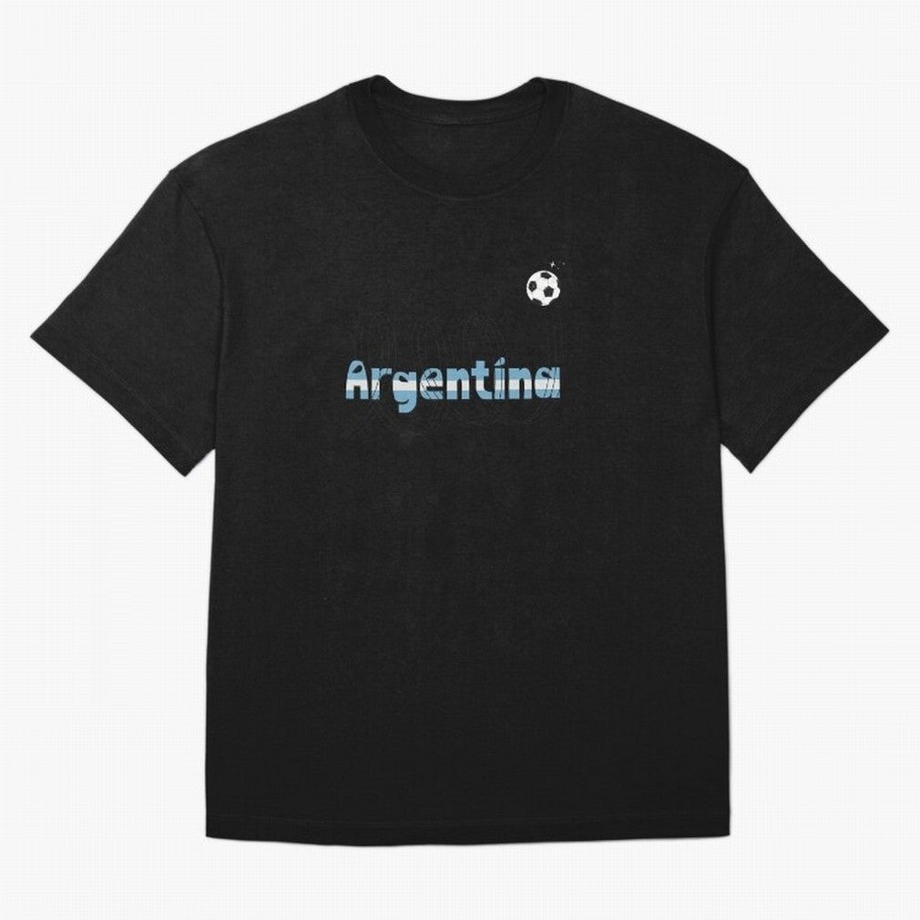 Argentina Oversized T-Shirt Feel International Energy from FIFA World Cup 2026 USA Canada Mexico for Fans of Mbappe and Argentina, France and Brazil, Bringing Goal Celebration Energy, Supporter Heritage, Football Icons and Worldwide Tournament Joy;