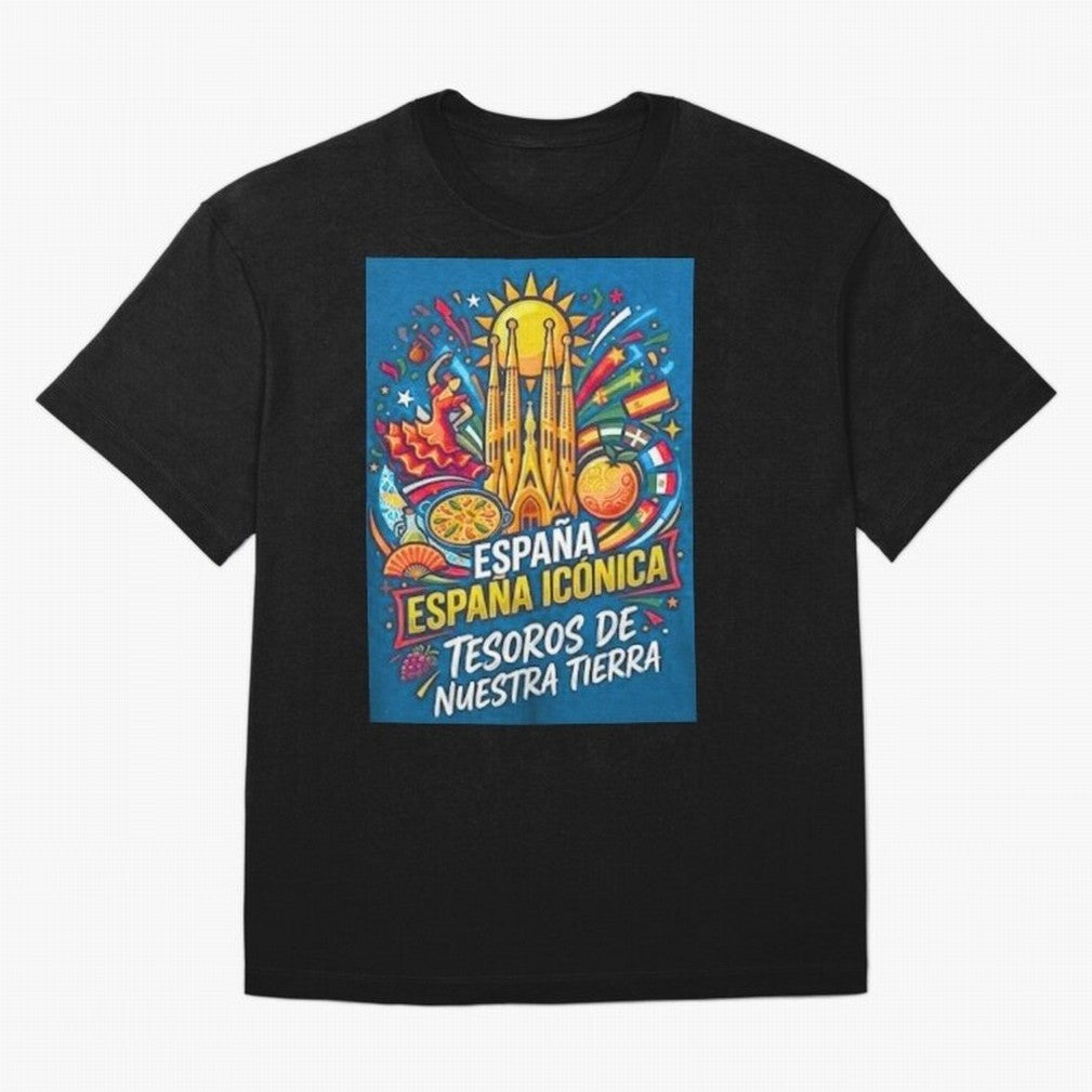 Spain Oversized T-Shirt Feel the Trophy Chase of Global Football Passion for FIFA World Cup 2026 USA Canada Mexico, with Neymar, Haaland and Cristiano Ronaldo, England and Germany, Champion Mindset, Group Stage Buzz, Knockout Tension and Passionate