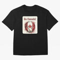 Go Canada Soccer Ball Flag | Canadian Football Fan Graphic Tee Oversized T-Shirt Bring Stadium Energy to FIFA World Cup 2026 USA Canada Mexico Spirit, Highlighting Germany, Messi, Neymar and Mbappe, Stadium Memories, Football Loyalty, International