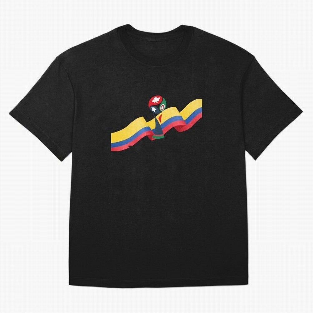 World Cup 2026 Team Colombia Oversized T-Shirt Fuel Your Fan Pride for Global Football Passion for FIFA World Cup 2026 Group Stage, Centered on Messi, Neymar and Mbappe, Germany, Stadium Memories, Football Loyalty, International Chants and