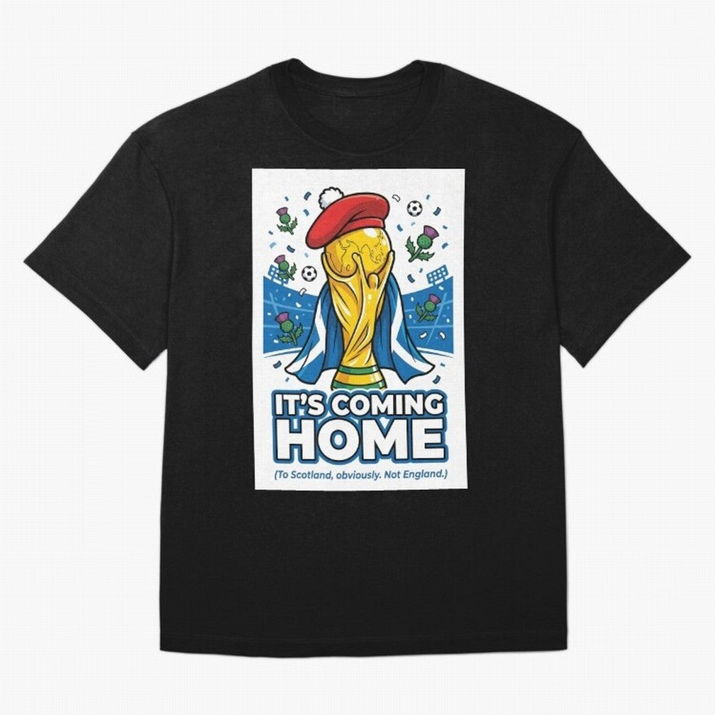 It's Coming Home Oversized T-Shirt Bring Stadium Energy to the FIFA World Cup 2026 Group Stage Journey through Cristiano Ronaldo, Haaland and CR7 Highlights, Portugal, Spain and Germany Pride, Supporter Pride, Iconic Celebrations, Legendary Names