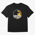 Golden Green Kangaroo Emblem Go Australia 2026 Supporter Design T-Shirt_83662099 Oversized T-Shirt Join Supporters Worldwide for FIFA World Cup 2026 Filled with Messi and Cristiano Ronaldo, England, France and Netherlands Energy, Retro Football