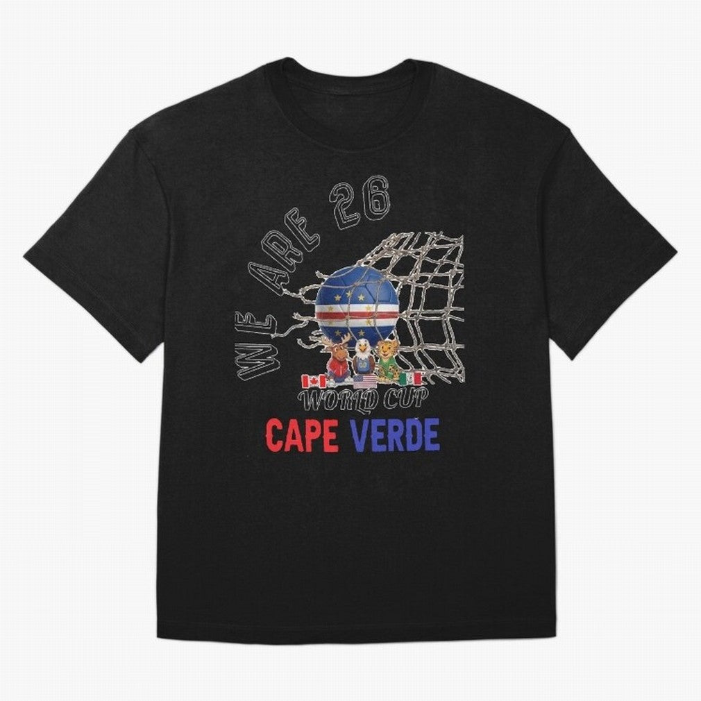 World cup 26 - Cape Verde Oversized T-Shirt Celebrate Unforgettable Nights in the FIFA World Cup 2026 Group Stage Journey through Neymar Highlights, Argentina Pride, Football History, Final Match Energy, Crowd Noise and Once in a Lifetime Moments;