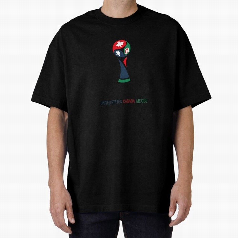 2026 World Cup Oversized T-Shirt Join Match Day Hype around FIFA World Cup 2026, Cristiano Ronaldo, Haaland and CR7, England, Retro Football Energy, Iconic Rivalries, Trophy Chase Drama and Stadium Atmosphere; Great for Watch Parties, Sports Bars,