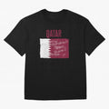 Qatar Oversized T-Shirt Bring FIFA World Cup 2026 USA Canada Mexico for Fans of CR7 and Messi and Argentina, Bringing Championship Spirit, Famous Goals, Roaring Crowds and International Football Unity; Created for Match Day Parties, Soccer Gifts,