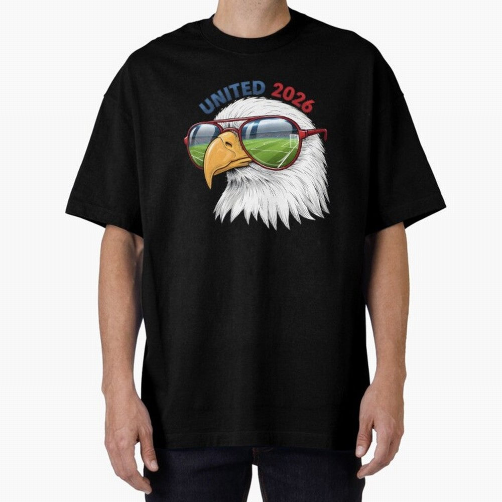 USA - World Cup 2026 Oversized T-Shirt Spotlight FIFA World Cup 2026 Group Stage Connected to Neymar, England and Germany Energy, Goal Celebration Energy, Supporter Heritage, Football Icons and Worldwide Tournament Joy; Great for Supporters Who