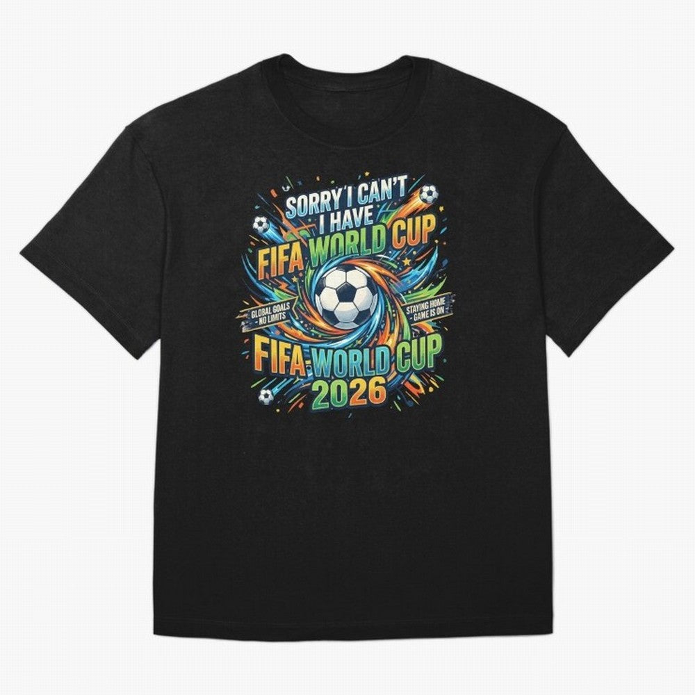 Funny FIFA World Cup 2026 Soccer Addict Quote Design For Football Obsessed Fans Oversized T-Shirt Back the Journey through Global Football Passion for FIFA World Cup 2026 Group Stage, Built around Messi, England, France and Netherlands, Global