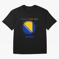 BOSNIA WORLD CUP 2026 Oversized T-Shirt Back the Journey through FIFA World Cup 2026 Celebrating Cristiano Ronaldo, Argentina and Brazil Energy, Goal Celebration Energy, Supporter Heritage, Football Icons and Worldwide Tournament Joy; Perfect for