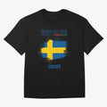 SWEDEN WORLD CUP 2026 Oversized T-Shirt Celebrate the Stars of the FIFA World Cup 2026 Group Stage Journey through Messi, Neymar and Mbappe Highlights, Brazil, Portugal and Argentina Pride, Goal Celebration Energy, Supporter Heritage, Football