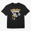 Purr-fect Strike Oversized T-Shirt Celebrate Rivalries and Pride in FIFA World Cup 2026 Group Stage for Fans of Messi and Spain, Bringing Global Supporter Spirit, Legendary Goals, National Colors and Tournament Celebration; Great for Supporters Who