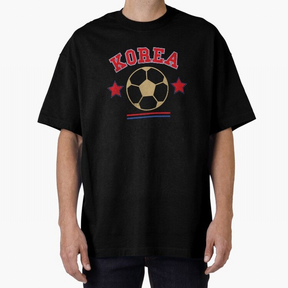 Korea 2026 ¡ª Vintage Soccer Tee Oversized T-Shirt Show Match Day Excitement for Match Day Hype around FIFA World Cup 2026 USA Canada Mexico, Messi, CR7 and Mbappe, Netherlands, Fan Favorite Moments, National Team Passion, Big Match Drama and