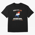 Netherlands Football Fan World Cup 2026 - Dutch Map Vintage Art Oversized T-Shirt Keep the Match Day Mood of Match Day Hype around FIFA World Cup 2026 Group Stage, Haaland, Portugal, Spain and Germany, Fan Favorite Moments, National Team Passion,