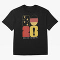 Germany Football World Cup 2026 - Die Mannschaft Retro Typography Oversized T-Shirt Honor the Football Icons of Global Football Passion for FIFA World Cup 2026 Group Stage, Inspired by Messi and Cristiano Ronaldo, Portugal, Stadium Memories,
