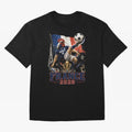 France Football World Cup 2026 Retro Rooster Kick - Les Bleus Oversized T-Shirt Relive Legendary Nights from FIFA World Cup 2026 Group Stage Inspired by Messi, Neymar and Mbappe, France and Portugal Energy, Match Day Excitement, Supporter Culture,
