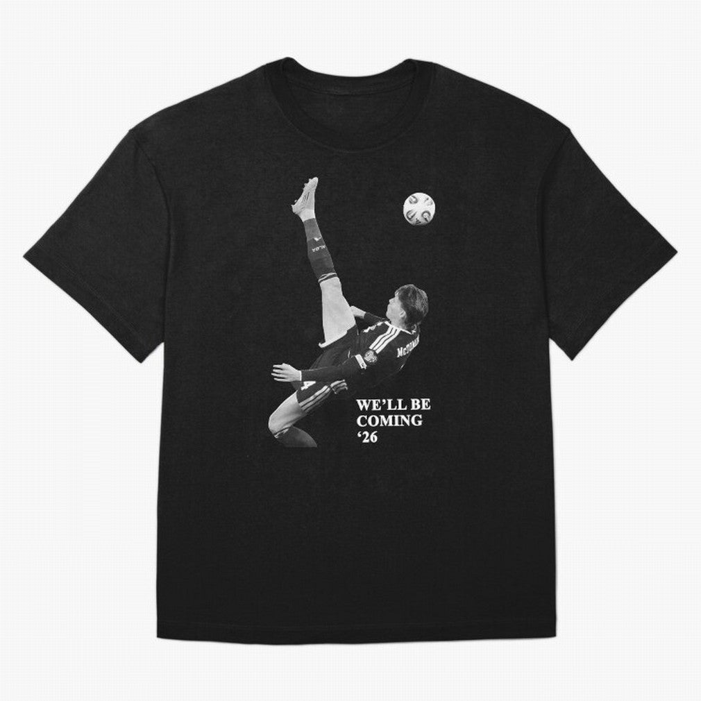 Scotland We'll Be Coming 26 WC Oversized T-Shirt Relive FIFA World Cup 2026 Group Stage for Fans of Mbappe and Neymar and Netherlands, Bringing Supporter Pride, Iconic Celebrations, Legendary Names and Global Match Day Energy; Perfect for Fans,