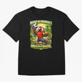 Brazil World Cup 2026 Macaw Fan Art Oversized T-Shirt Turn Every Weekend Toward FIFA World Cup 2026 for Fans of Messi, CR7 and Mbappe and France and Portugal, Bringing Vintage Soccer Flavor, Modern Football Stars, National Flags and Final Night