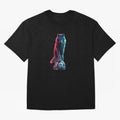Neon Alpha Wolf with Soccer Ball | Futuristic Sports Fantasy Art Oversized T-Shirt Make Game Day About FIFA World Cup 2026 for Fans of Messi and England, Bringing Fan Favorite Moments, National Team Passion, Big Match Drama and Soccer History;