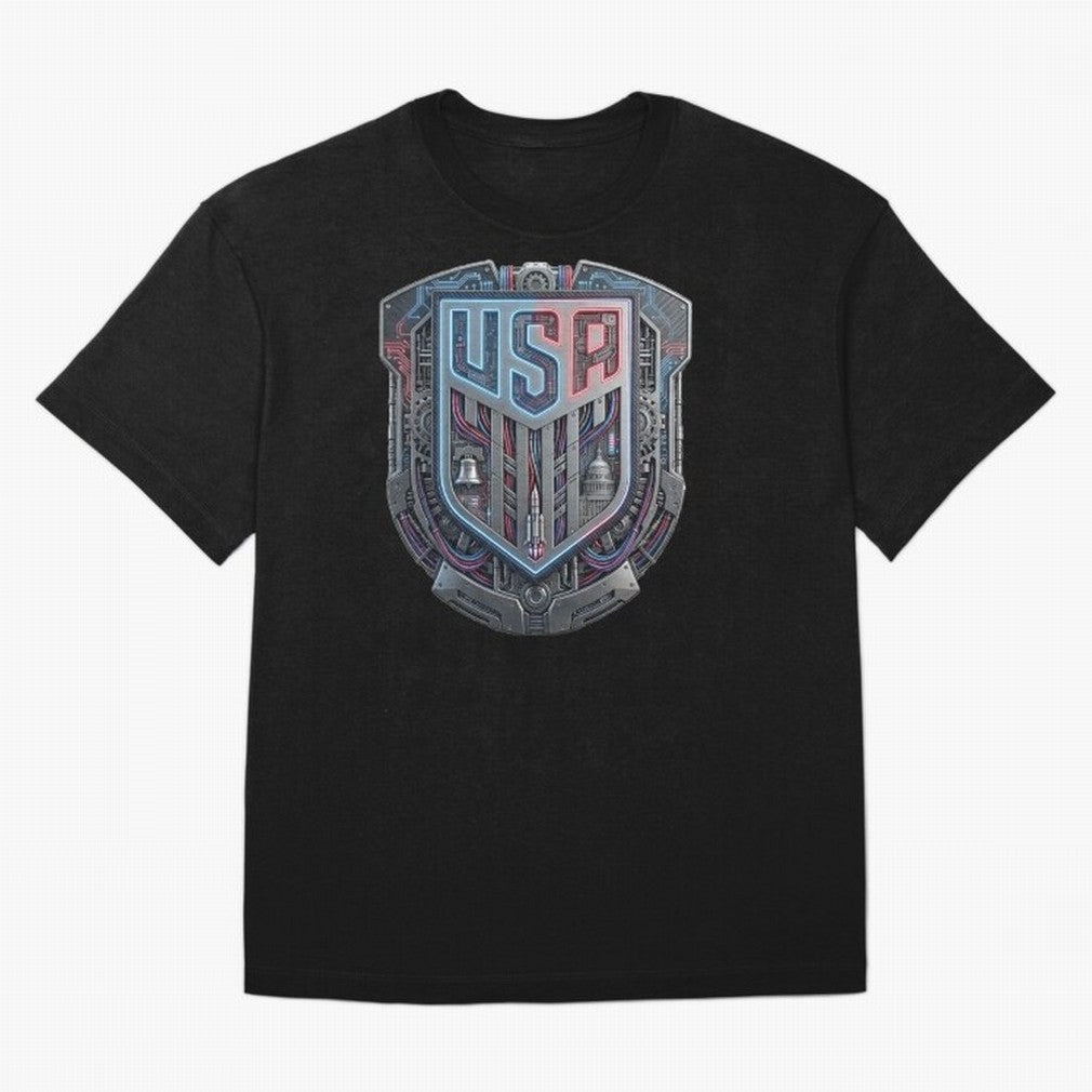 United States Great Seal - American Pride Oversized T-Shirt Show Match Day Excitement for FIFA World Cup 2026 Group Stage Spirit, Connected to Brazil, CR7, Classic Soccer Heritage, Championship Pressure, Fan Loyalty and International Pride; Built