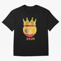 Spain Football Champion Crown 2026 Oversized T-Shirt Experience the Global Stage of Match Day Hype around FIFA World Cup 2026 Group Stage, Messi and Cristiano Ronaldo, Portugal, Spain and Germany, Fan Favorite Moments, National Team Passion, Big