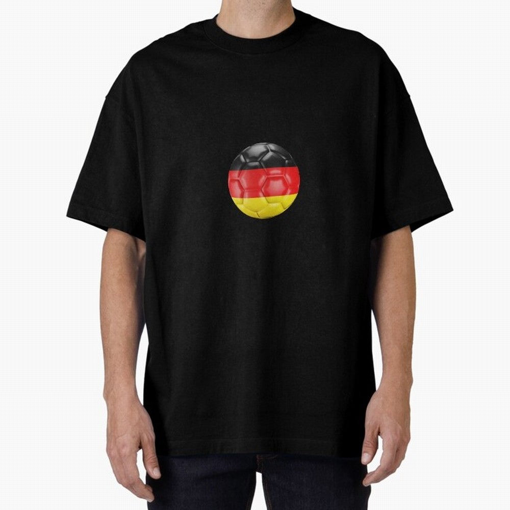 Germany Oversized T-Shirt Represent the Passion of FIFA World Cup 2026 USA Canada Mexico for Fans of CR7 and Messi and Brazil, Bringing Fan Favorite Moments, National Team Passion, Big Match Drama and Soccer History; Great for Supporters Who Love