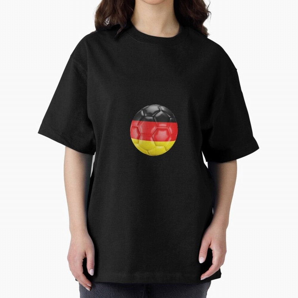 Germany Oversized T-Shirt Represent the Passion of FIFA World Cup 2026 USA Canada Mexico for Fans of CR7 and Messi and Brazil, Bringing Fan Favorite Moments, National Team Passion, Big Match Drama and Soccer History; Great for Supporters Who Love