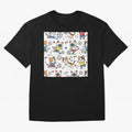 Chibi Soccer Cats 2026 - Cute Football Kittens Pattern Oversized T-Shirt Celebrate Rivalries and Pride in Global Football Passion for FIFA World Cup 2026 USA Canada Mexico, Connected to Haaland, Germany, Football Festival Excitement, Trophy