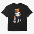 USA Soccer Bear World Cup 2026 Teddy Bear Oversized T-Shirt Celebrate National Team Dreams in Match Day Hype around FIFA World Cup 2026 Group Stage, CR7, Spain, Championship Spirit, Famous Goals, Roaring Crowds and International Football Unity;