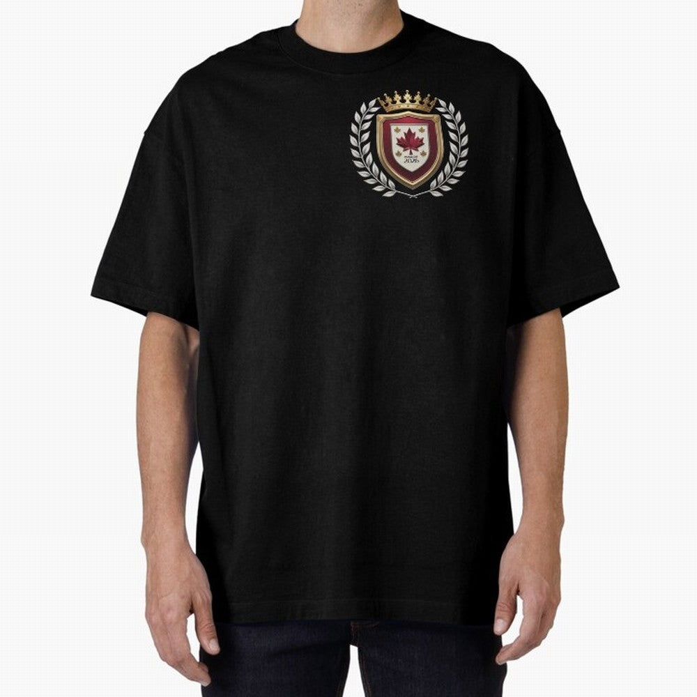 Canada World Cup 2026 Oversized T-Shirt Join the Countdown to FIFA World Cup 2026 for Fans of Haaland and Mbappe and Spain and Netherlands, Bringing Champion Mindset, Group Stage Buzz, Knockout Tension and Passionate Fan Culture; Ideal for Football