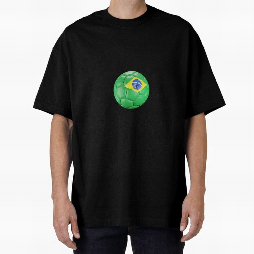 Brazil Oversized T-Shirt Bring Supporter Culture to Global Football Passion for FIFA World Cup 2026 USA Canada Mexico, with Messi, CR7 and Mbappe, Brazil, Portugal and Argentina, Soccer Culture, Superstar Moments, National Team Dreams and