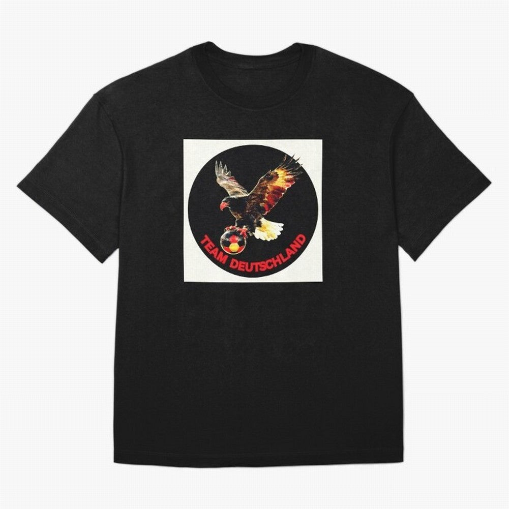 Eagle motif TEAM Germany Oversized T-Shirt Celebrate Football Heritage in FIFA World Cup 2026 Group Stage Inspired by Cristiano Ronaldo, Brazil, Portugal and Argentina Energy, Retro Football Energy, Iconic Rivalries, Trophy Chase Drama and Stadium