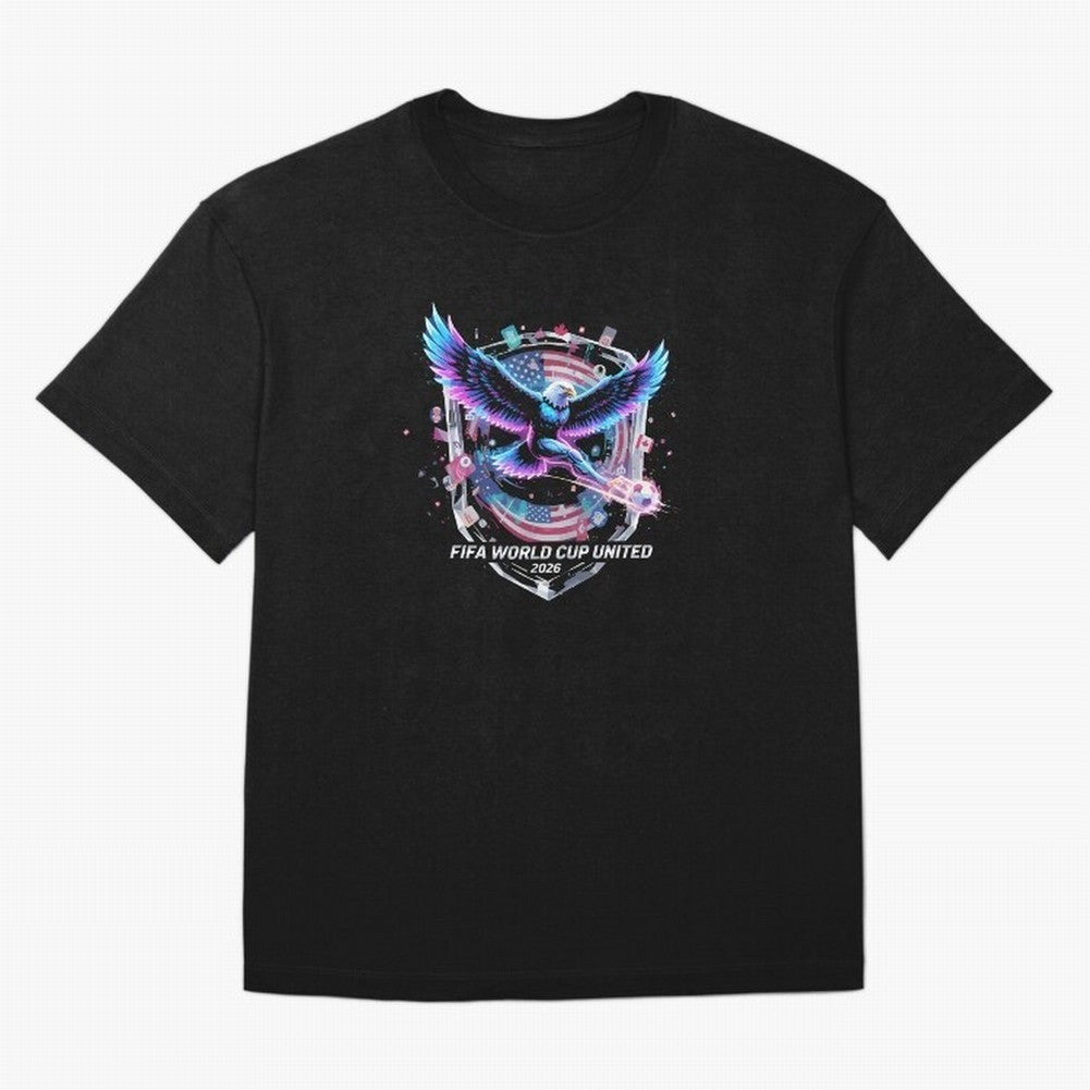 FIFA World Cup 2026 United Eagle Soccer Art T-Shirt_86867742 Oversized T-Shirt Celebrate Football Dreams Across Match Day Hype around FIFA World Cup 2026, Haaland, Argentina and Brazil, Stadium Chants, National Pride, Trophy Dreams and