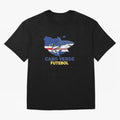 Cabo Verde Soccer Blue Shark Design Oversized T-Shirt Bring Trophy Dreams to the FIFA World Cup 2026 USA Canada Mexico Journey through Cristiano Ronaldo Highlights, France and Portugal Pride, Worldwide Fan Energy, Dramatic Goals, Stadium Lights and