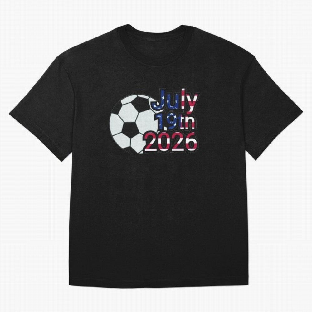 2026 USA Oversized T-Shirt Stand Out with Spirit from FIFA World Cup 2026 USA Canada Mexico Centered on Haaland, Brazil, Portugal and Argentina Energy, Stadium Chants, National Pride, Trophy Dreams and Unforgettable Football Memories; Created for
