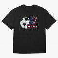 2026 USA Oversized T-Shirt Stand Out with Spirit from FIFA World Cup 2026 USA Canada Mexico Centered on Haaland, Brazil, Portugal and Argentina Energy, Stadium Chants, National Pride, Trophy Dreams and Unforgettable Football Memories; Created for