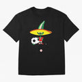Mexico 86 Oversized T-Shirt Carry the Dream of FIFA World Cup 2026 Group Stage Spirit, with Germany, Neymar, Championship Spirit, Famous Goals, Roaring Crowds and International Football Unity; Ideal for Football Dads, Football Moms, Friends,
